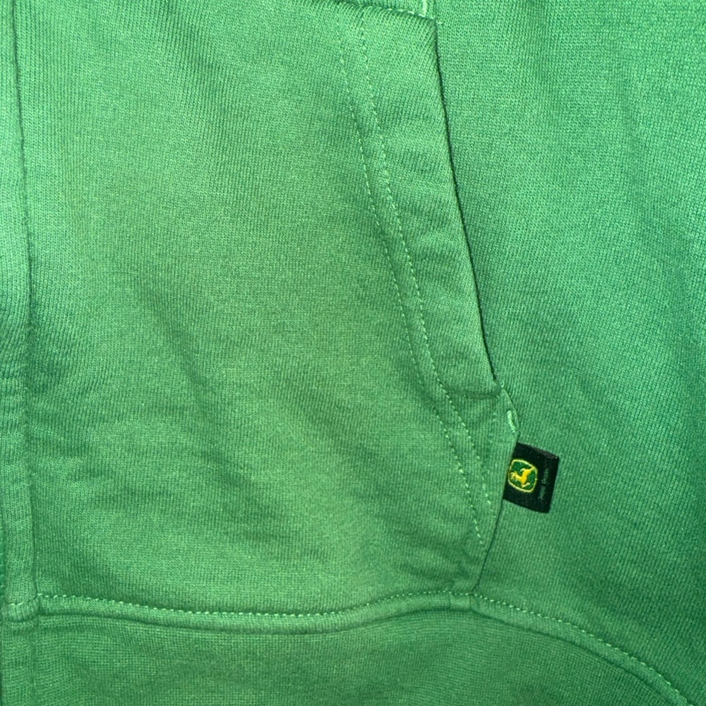 Ladies John Deere full zip green hoodie Large - Picture 2 of 7